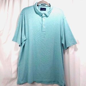 Jachs New York Men's Short Sleeve‎ Pima Cotton Polo Shirt Lt Green Size XL